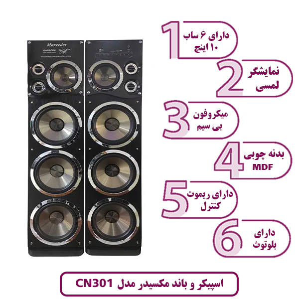 اسپیکر و باند مکسیدر مدل CN 301