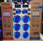 اسپیکر و باند مکسیدر مدل IRL119 GOLD سه ساب 10 اینچ سفید طلایی