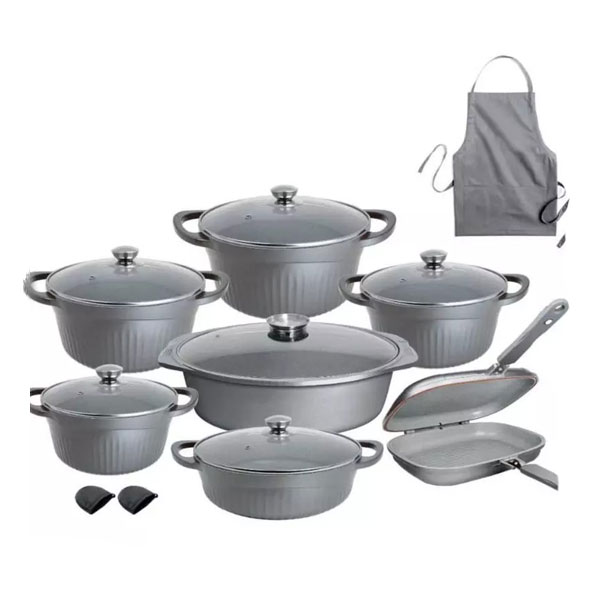 سرویس پخت و پز 17 پارچه آلمانی ام جی اس مدل D