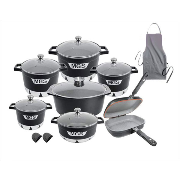 سرویس پخت و پز 17 پارچه آلمانی ام جی اس مدل c