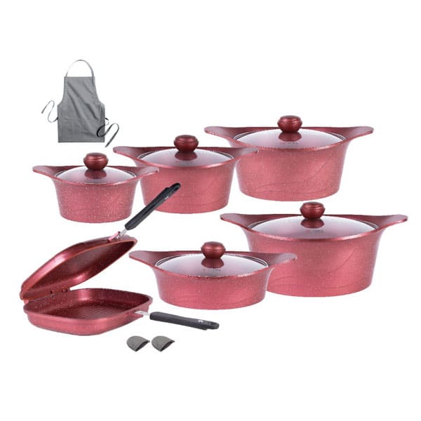 خرید سرویس-پخت-و-پز-15-پارچه-ام-جی-اس-مدل-کره‌ای-C-ماربل