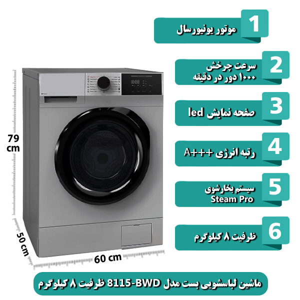 ماشین-لباسشویی-بست-مدل-BWD-8115-ظرفیت-8-کیلوگرم