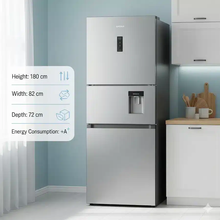 راهنمای خرید یخچال فریزر بالای پهن اسنوا